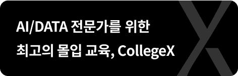 AI/DATA 전문가를 위한 최고의 몰입 교육, CollegeX